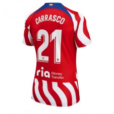 Atletico Madrid Yannick Carrasco #21 Hemmatröja Dam 2022-23 Korta ärmar